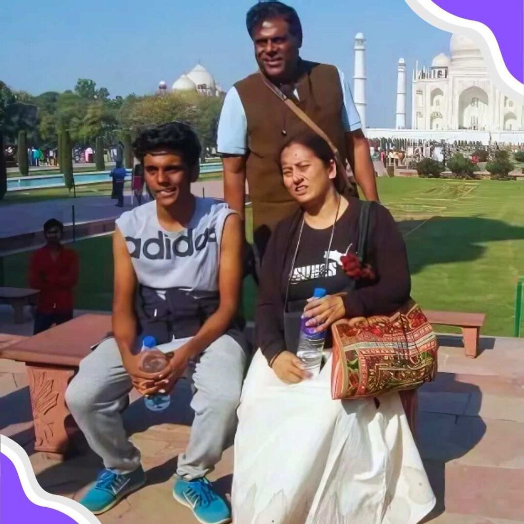Rupali Barua Husband and stepson