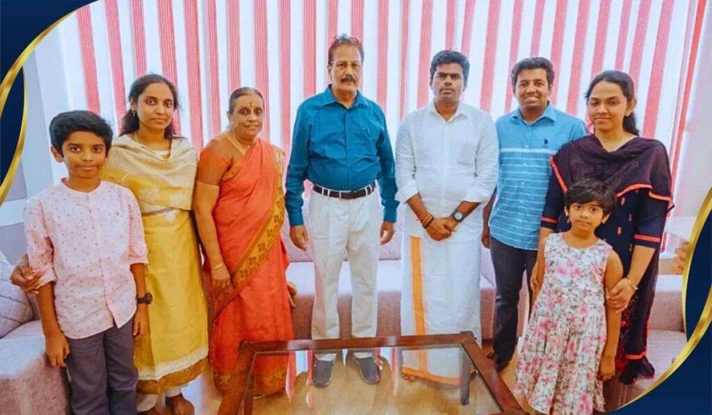 Annamalai wife and his family